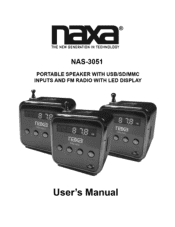 Naxa NAS-3051 NAS-3051 English Manual