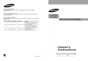 Samsung LN-T4669F User Manual (user Manual) (ver.1.0) (English, French, Spanish)