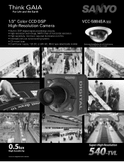 Sanyo VCC-5884EA Brochure