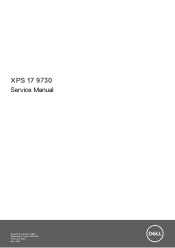 Dell XPS 17 9730 Service Manual