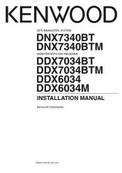 Kenwood DDX6034 User Manual 1