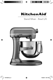 KitchenAid KSM6521XSR Owners Manual