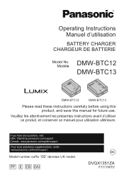 Panasonic DMW-BTC13 Operating instructions Multi-lingual
