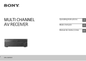 Sony STR-ZA810ES Operating Instructions