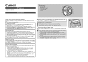 Canon EF 50mm f/1.8 STM User Manual