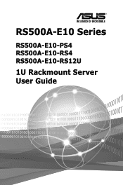 Asus RS500A-E10-PS4 RS500A-E10 Series User Manual