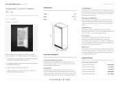 Fisher and Paykel RS3084FRJ1 Quick Reference guide