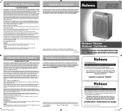 Holmes HFH111 Product Manual