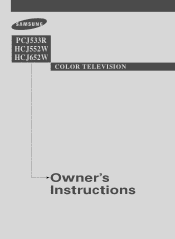 Samsung PCJ533R Owner Instructions