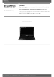Toshiba NB300 PLL3EA-00N007 Detailed Specs for Netbook NB300 PLL3EA-00N007 AU/NZ; English