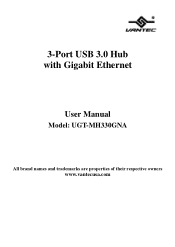 Vantec UGT-MH330GNA User Guide