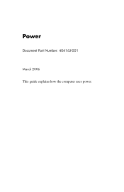 HP nx6310 Power