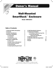 Tripp Lite SRW12U13 Owner's Manual for SRW12U13 Wall-Mount Rack Cabinet 93327F