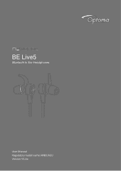 Optoma BE Live5 BE Live5 User Manual