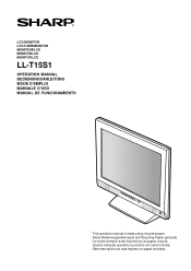 Sharp LL-T15S1 Operation Manual