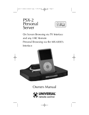 URC PSX-2 Owners Manual