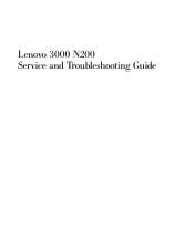 Lenovo N200 Laptop Service and Troubleshooting Guide - Lenovo N200