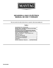 Maytag MGDX655D Manual Del Usuario