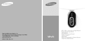 Samsung YP-F1V Quick Guide (easy Manual) (ver.1.0) (English)