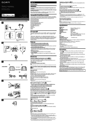 Sony XBA-2iP Operating Instructions