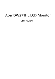 Acer DW271HL User Manual