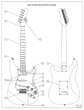 Fender Classic Series 3960s Stratocaster Classic Series 60s Stratocaster Service Diagrams