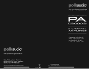 Polk Audio PA D5000.5 PA D5000.5 Owner's Manual