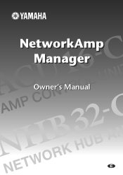 Yamaha NHB32-C Networkamp Manager Owner's Manual