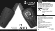 Cobra CX312 Owners Manual
