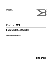 Dell PowerEdge M610 Fabric OS Documentation Updates