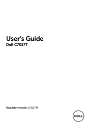 Dell C7017T Users Guide