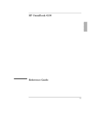 HP OmniBook 4100 HP OmniBook 4100 - Reference Guide Windows 95 & Windows NT BIOS ver. 1.xx