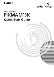 Canon PIXMA MP510 Manual
