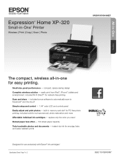 Epson XP-320 Product Specifications