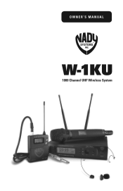 Nady W-1KU Manual