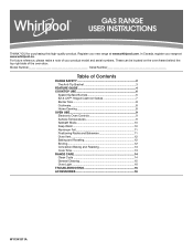 Whirlpool WFG775H0H Owners Manual 1