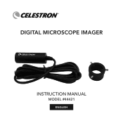 Celestron Digital Microscope Imager Digital Microscope Imager Manual (English, German, French, Italian, Spanish)