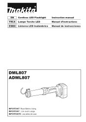 Makita ADML807 Instruction Manual