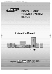 Samsung HT-DS650 User Manual (user Manual) (ver.1.0) (English)