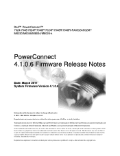 Dell PowerEdge M820 Dell PowerConnect
  M8024-k Release Notes