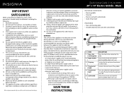 Insignia NS-GD20BK6 Quick Setup Guide