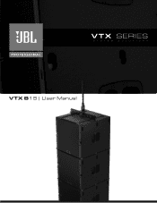 JBL VTX B15 User Manual