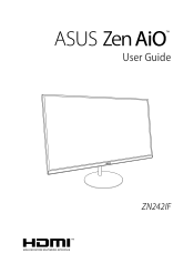 Asus Zen AiO Pro 24 ZN242 ZN242IF series users manual