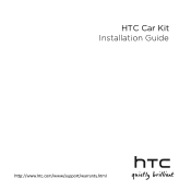 HTC Car Kit User manual
