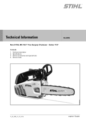 Stihl MS 192 T C-E Technical Overview