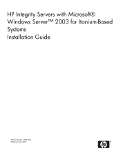 HP BL860c Installation (Smart Setup) Guide, Windows Server 2003, v6.2