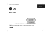 LG LFA840 Owner's Manual
