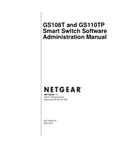 Netgear GS108Tv2 GS108Tv2/GS110TP Software Reference Manual