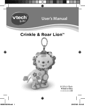 Vtech Crinkle & Roar Lion User Manual