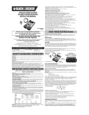 Black & Decker PI800BB Type 1 Manual - PI800BB